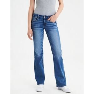 American Eagle AE Super Stretch Favorite Boyfriend Jean 20 Short Blue 1593